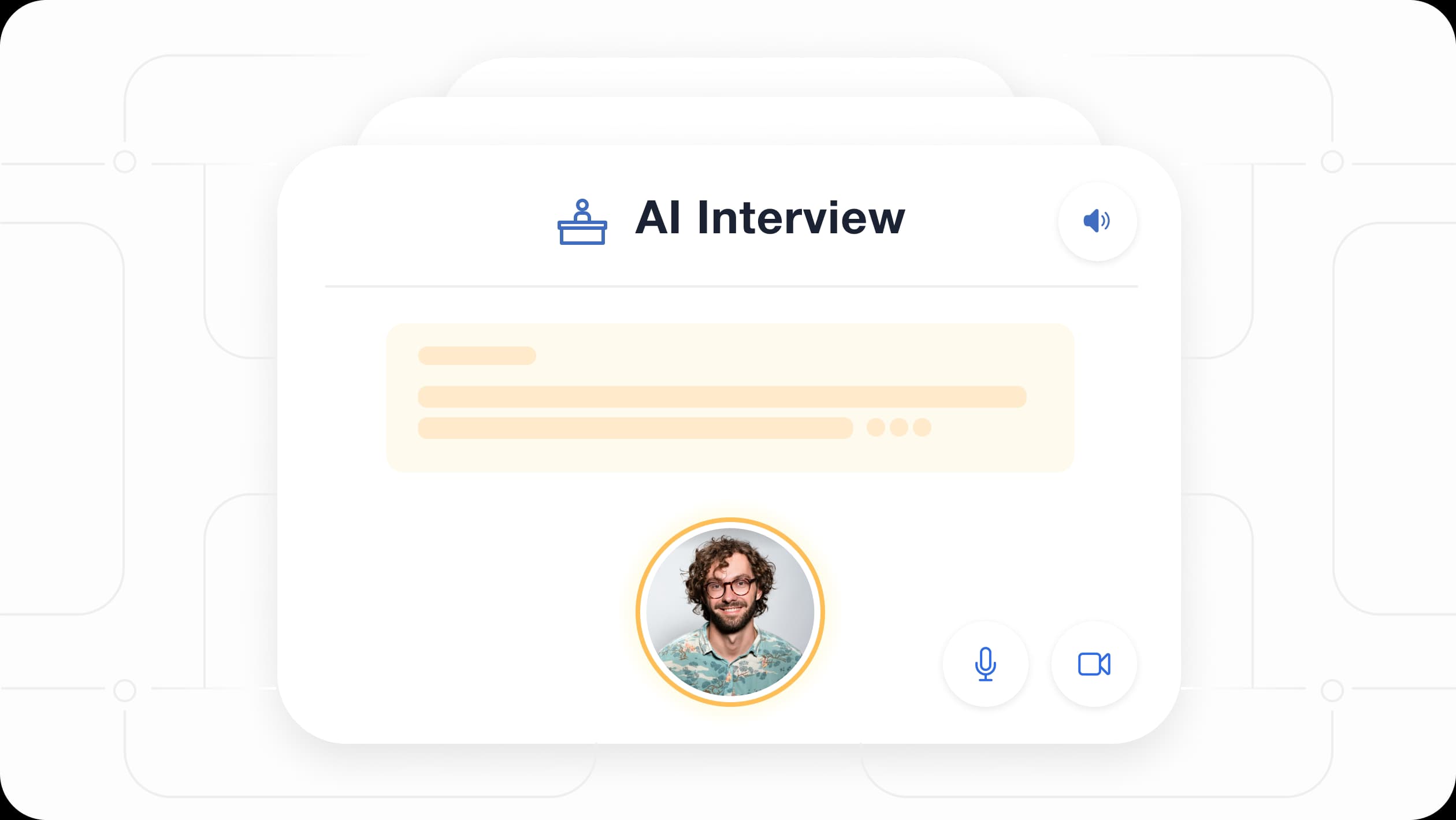 Built-in AI Interviews