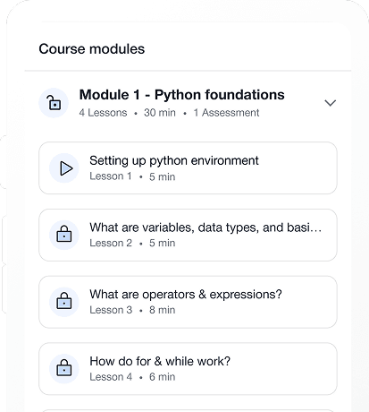 AI-powered tutoring interface