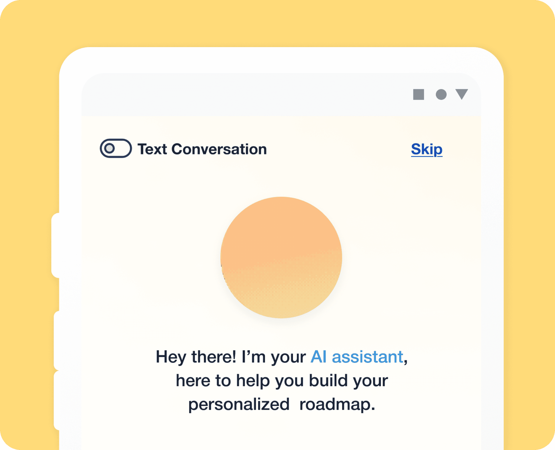Personalization Onboarding