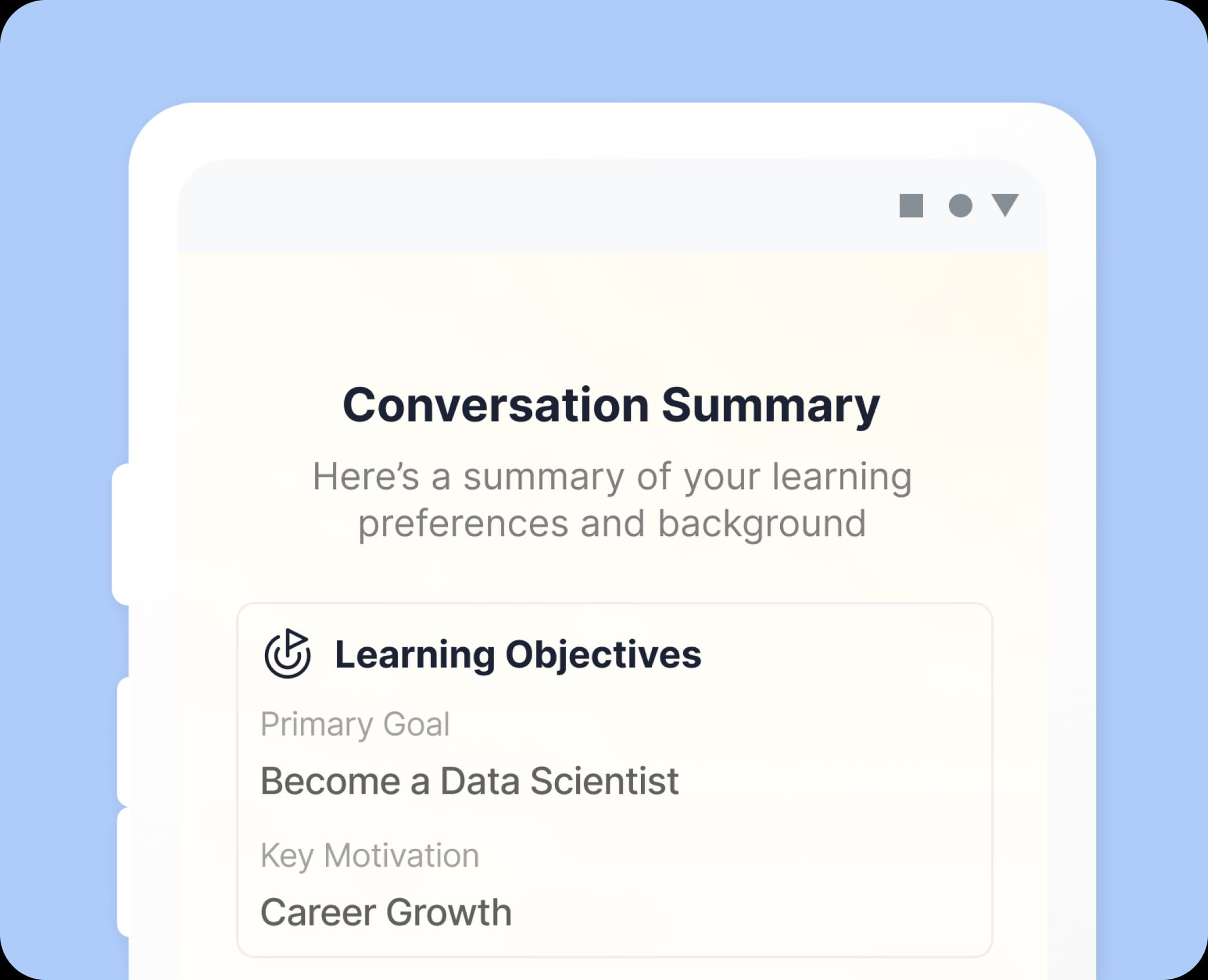 Conversation Summary