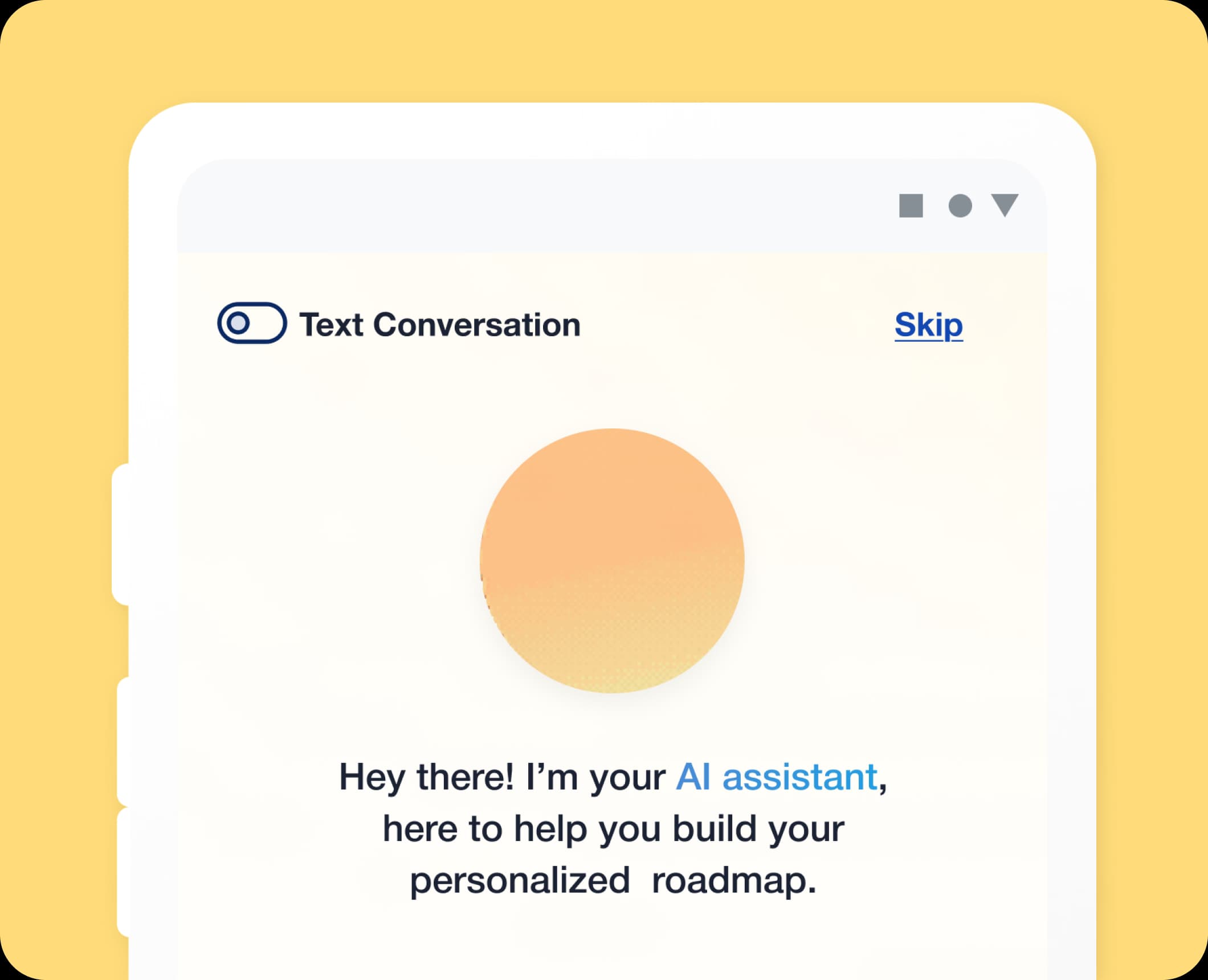 Personalization Onboarding
